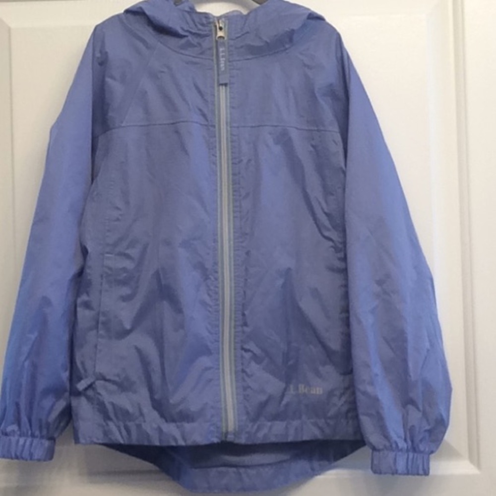 L.L. Bean girls lavender rain jacket